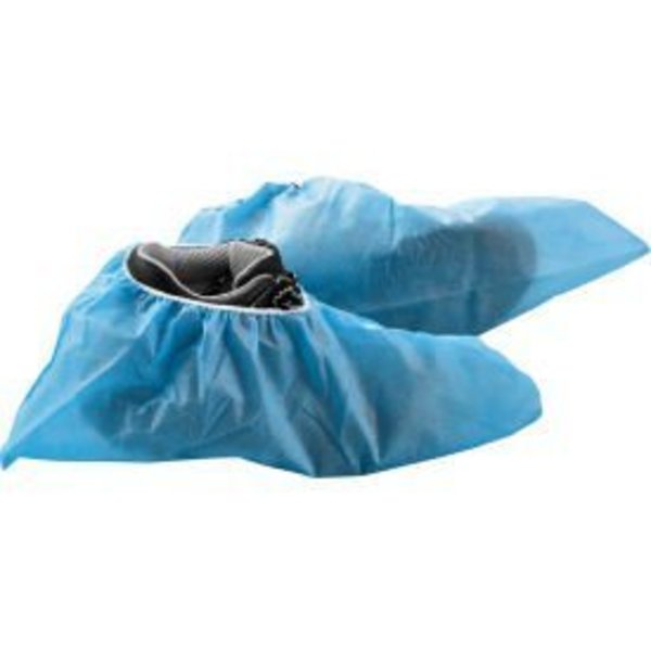 Global Equipment Global Industrial„¢ Skid Resistant Disposable Shoe Covers, Size 12-15, Blue, 150 Pairs/Case KC-PP-CPE-B-XL-SC